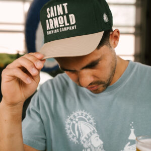 Two Toned Dark Green and Khaki Trucker Hat