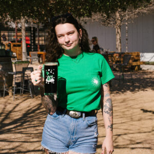 Kelly Green Logo Pocket Tee