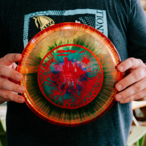 Tie-Dye Golf Disc